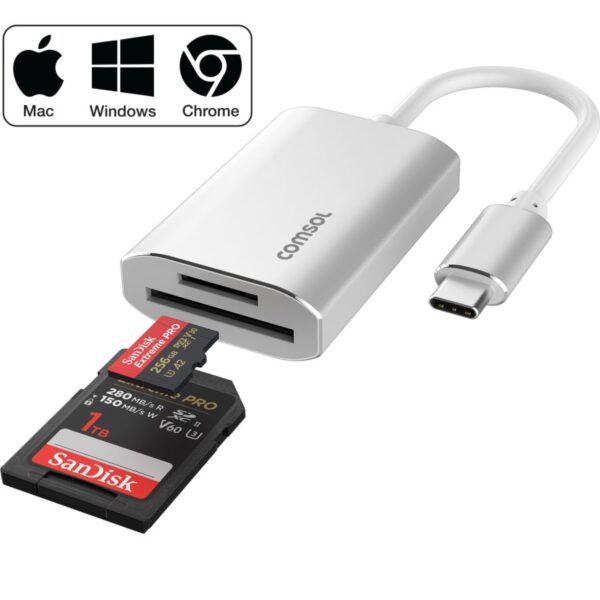 USB-C to SD and micro SD 4.0 Reader - Image 4